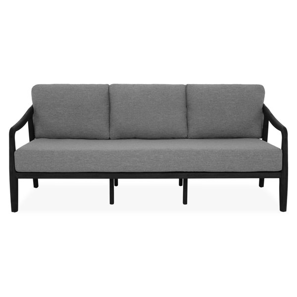 Black frame on sale outdoor sofa